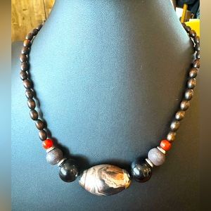 Swirl Beaded Necklace